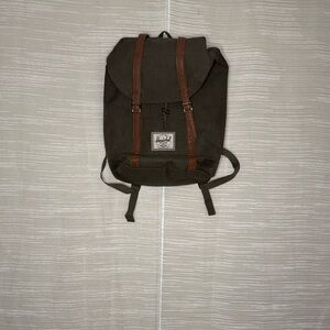 Herschel Supply Company Olive and Brown Backpack